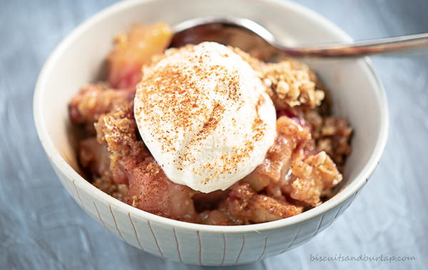 Apple Crisp with Cranberries