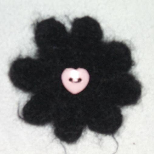 Felted Flower Magnet Felted Flower Magnet