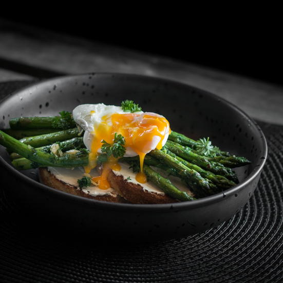 Cream Cheese Asparagus and Poached Egg on Toast Cream Cheese, Asparagus and Poached Egg on Toast