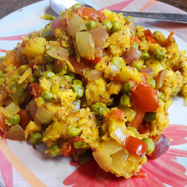 Bread Upma Bread Upma