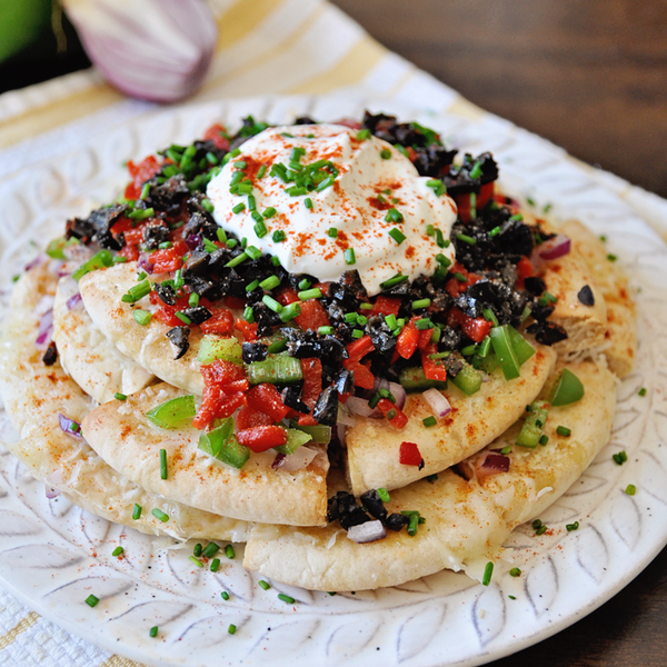 The Ultimate Mediterranean Nachos The Ultimate Mediterranean Nachos