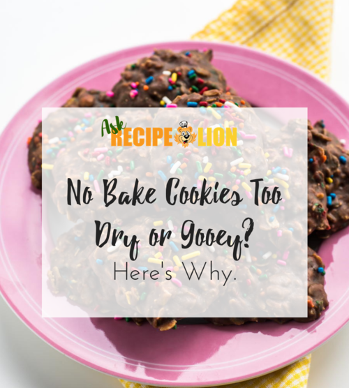 No Bake Cookies Too Dry or Gooey