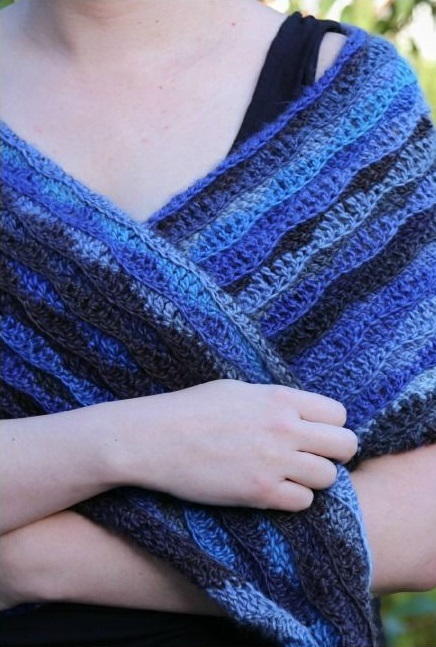 Monday Blues Shawl Monday Blues Shawl