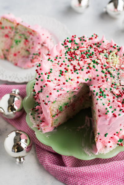 Christmas Funfetti Cake