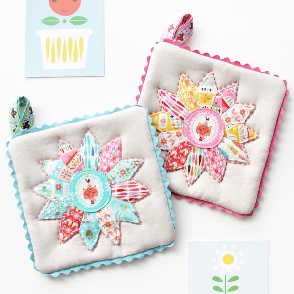 Vintage Dresden Potholder Pattern Vintage Dresden Potholder Pattern