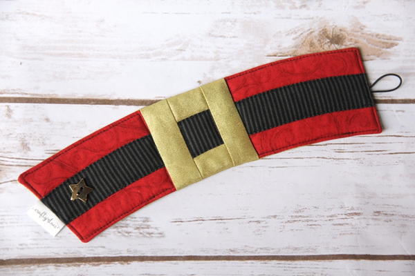 Santas Belt Coffee Cozy Santa's Belt Coffee Cozy