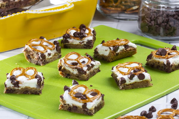 Pretzel S'mores Bites Pretzel Smores Chocolate Chip Bites