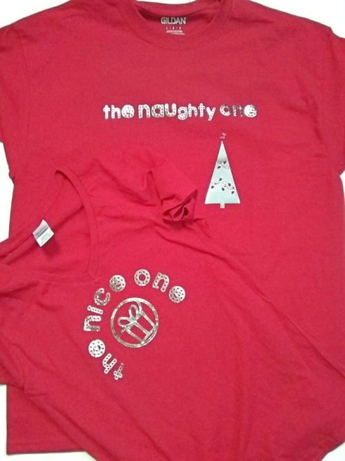 Naughty and Nice Couples Iron-On T-Shirts Naughty and Nice Couples Iron-On T-Shirts