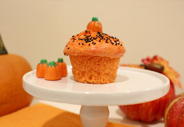 Cake Mix Bright Orange Cupcakes Cake Mix Bright Orange Cupcakes