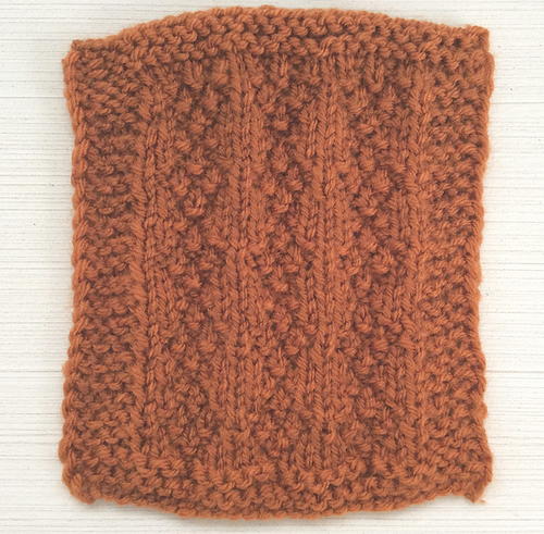 Tiny Double Moss Diamonds Square Tiny Double Moss Diamonds Square