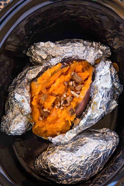 Slow Cooker Baked Sweet Potatoes Slow Cooker Baked Sweet Potatoes