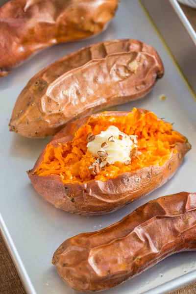 Easy Baked Sweet Potatoes Easy Baked Sweet Potatoes