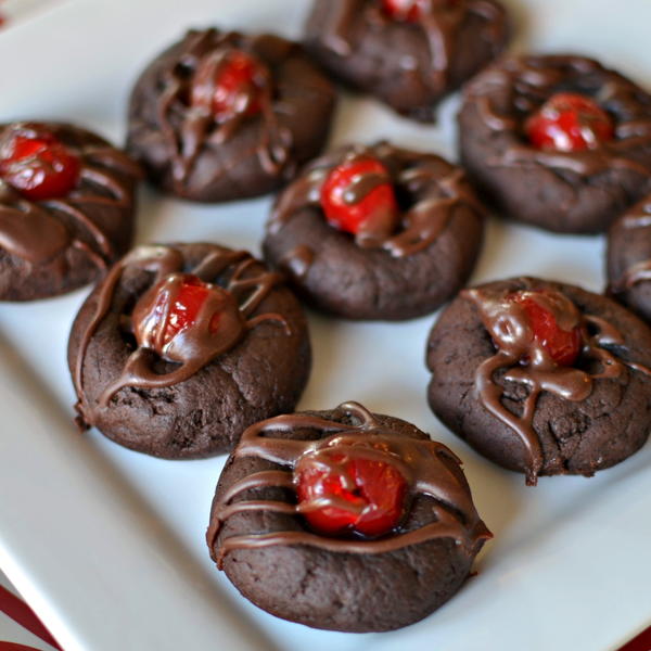 Chocolate Cherry Cookies Chocolate Cherry Cookies