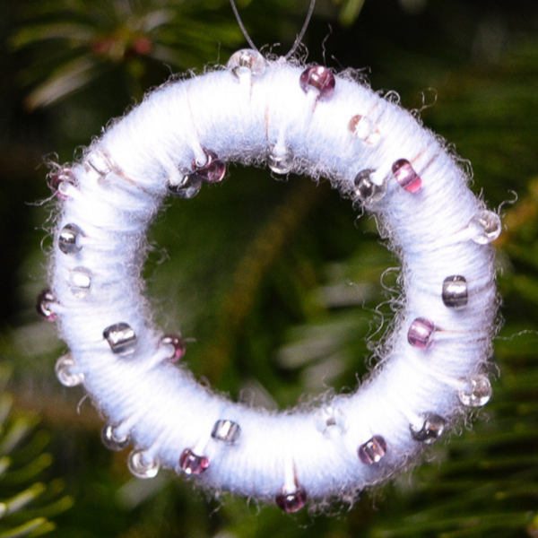 5 Great Upcycled Curtain Ring Christmas Decorations 5 Great Upcycled Curtain Ring Christmas Decorations