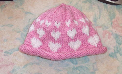 I Love You Hearts Knit Hat I Love You Hearts Knit Hat
