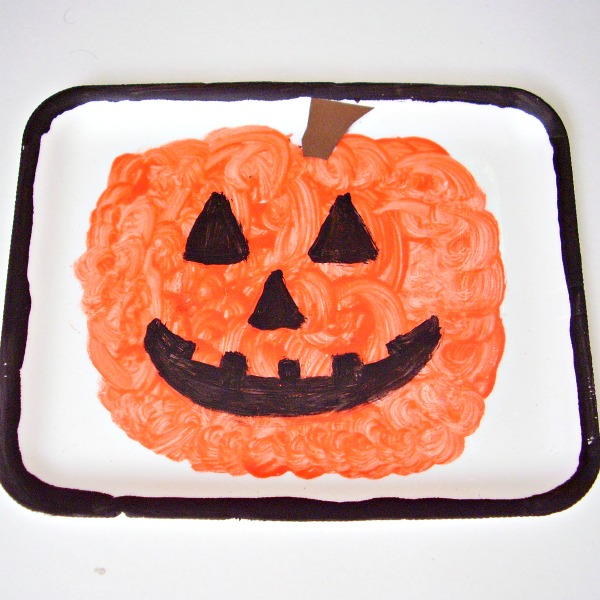Pumpkin Painting in a Frame Pumpkin Painting in a Frame