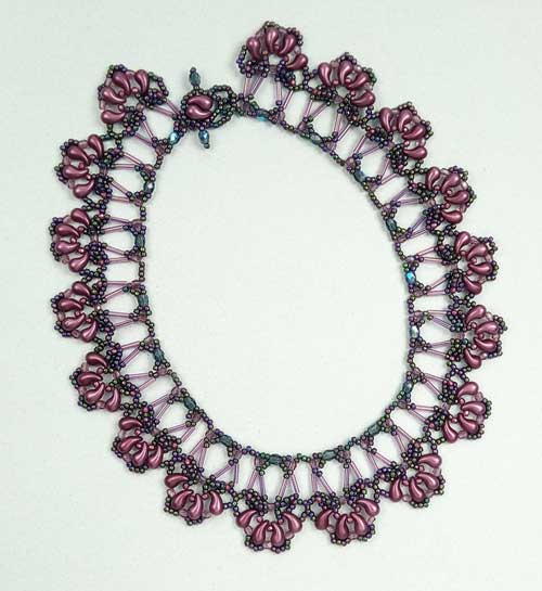Evening Lace Necklace Pattern Evening Lace Necklace Pattern