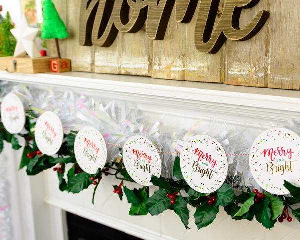 Quick Christmas Coaster Garland 