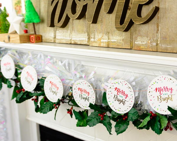 Quick Christmas Coaster Garland Quick Christmas Coaster Garland