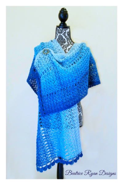 Winter Walk Shawl Winter Walk Shawl