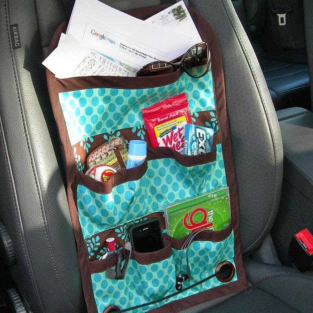 Cool Car Caddy Straps On To Headrest Cool Car Caddy Straps On To Headrest