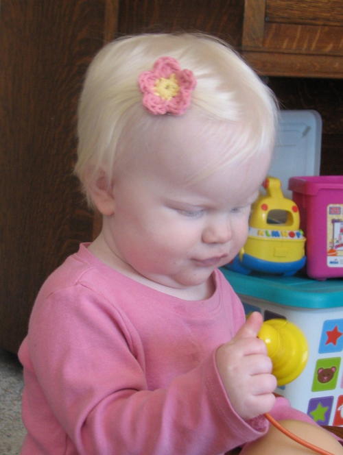 Flower Hair Clip Crochet Pattern Flower Hair Clip Crochet Pattern