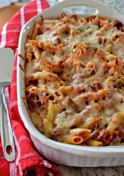 Baked Mostaccioli Baked Mostaccioli