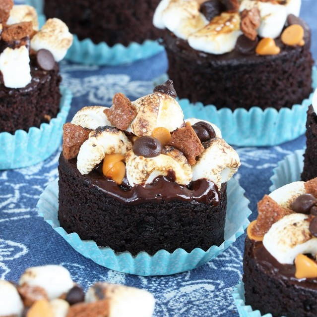 Mini SMores Cakes Mini SMores Cakes