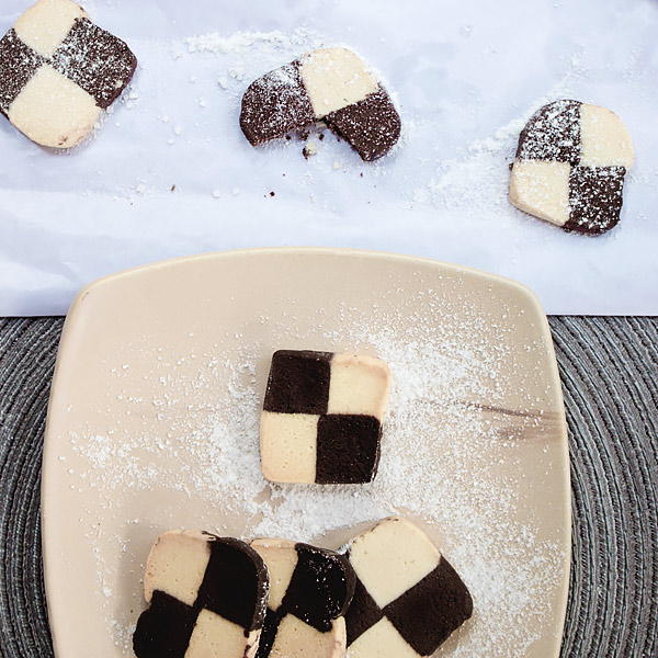 Checkerboard Cookies Checkerboard Cookies