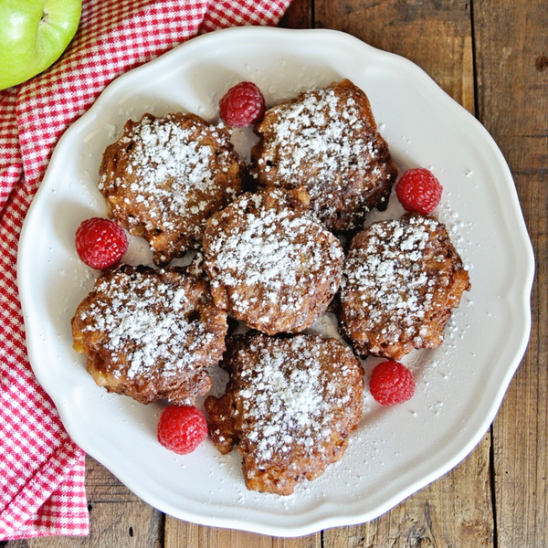 The Most Incredible Apple Fritters with Spanish Almonds The Most Incredible Apple Fritters with Spanish Almonds