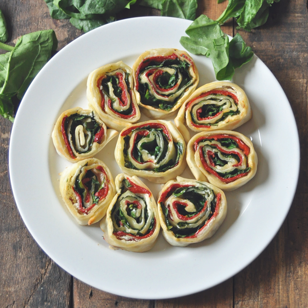 Mediterranean Pinwheels with Herbed Olive Oil Mediterranean Pinwheels with Herbed Olive Oil