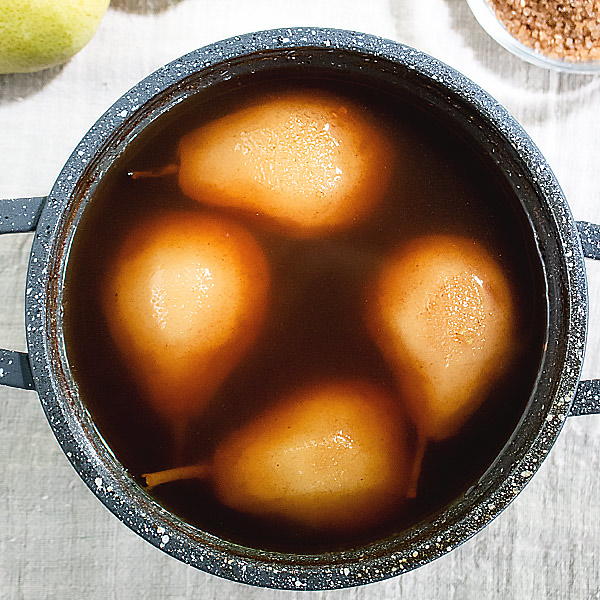 Spiced Poached Pears Spiced Poached Pears