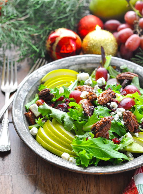 Christmas Salad with Champagne Vinaigrette Christmas Salad with Champagne Vinaigrette