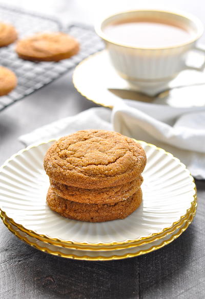 Old Fashioned Chewy Molasses Cookies