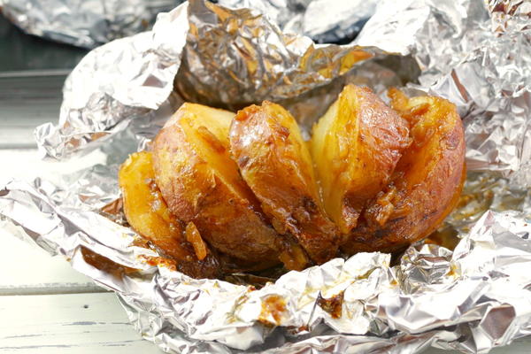 3 Ingredient Onion Baked Potatoes