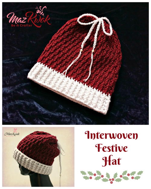 Interwoven Festive Hat Interwoven Festive Hat