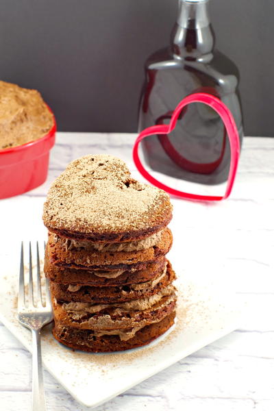Healthy Red Velvet Pancakes with Chocolate Sweet Cream Cheese Butter Healthy Red Velvet Pancakes with Chocolate Sweet Cream Cheese Butter