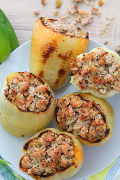 Turkey Stuffed Peppers Turkey Stuffed Peppers