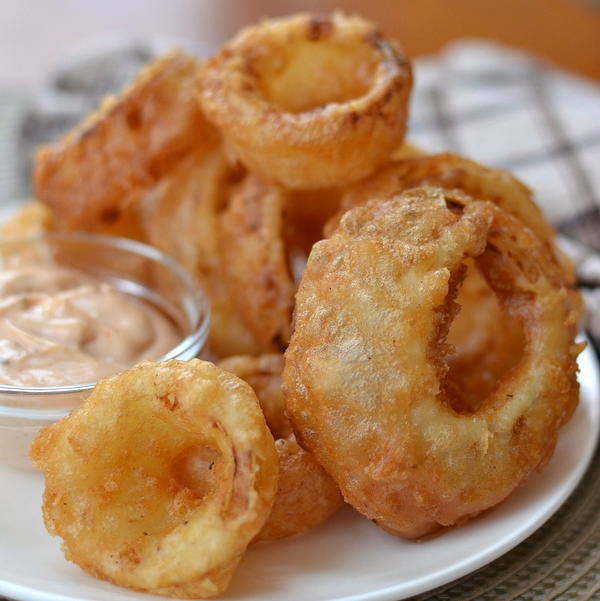 Beer Battered Onion Rings Beer Battered Onion Rings