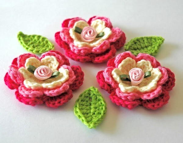 Blooming Flower Crochet Pattern Blooming Flower Crochet Pattern