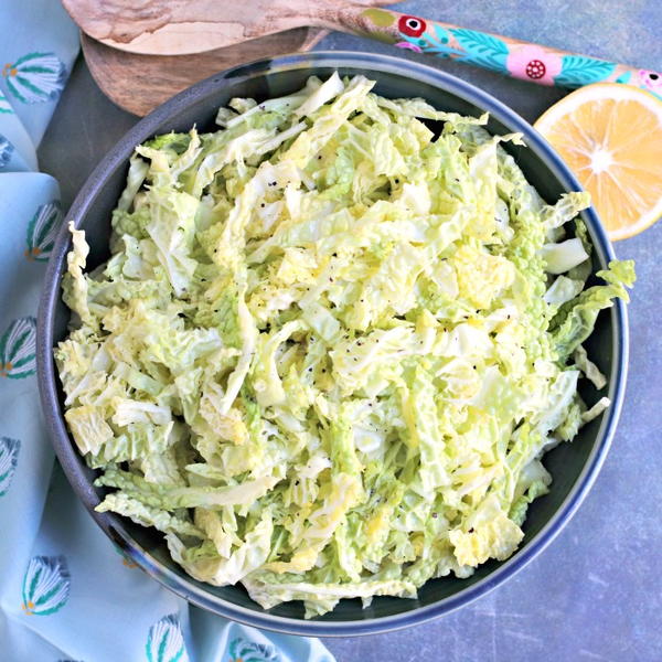 Savoy Cabbage Salad with Meyer Lemon Vinaigrette Savoy Cabbage Salad with Meyer Lemon Vinaigrette