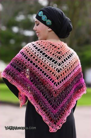 Breezy and Colorful Summer Shawl