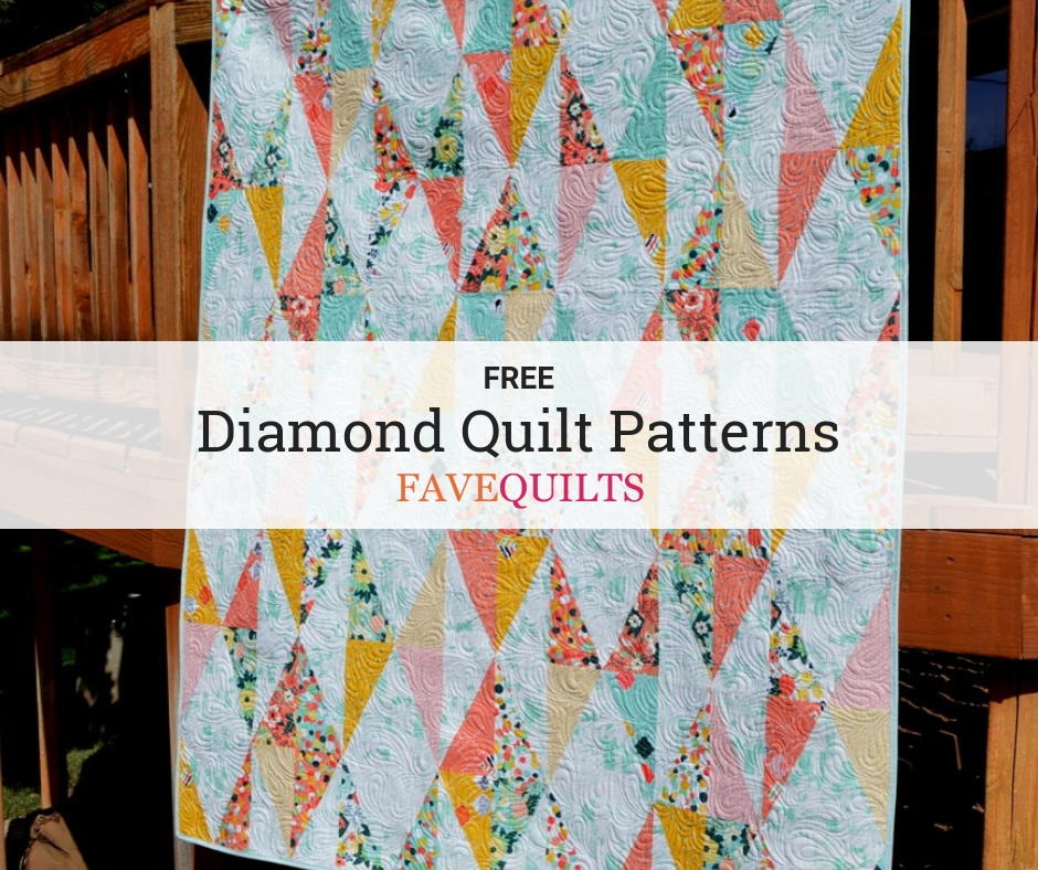 20 Diamond Quilt Patterns | FaveQuilts.com