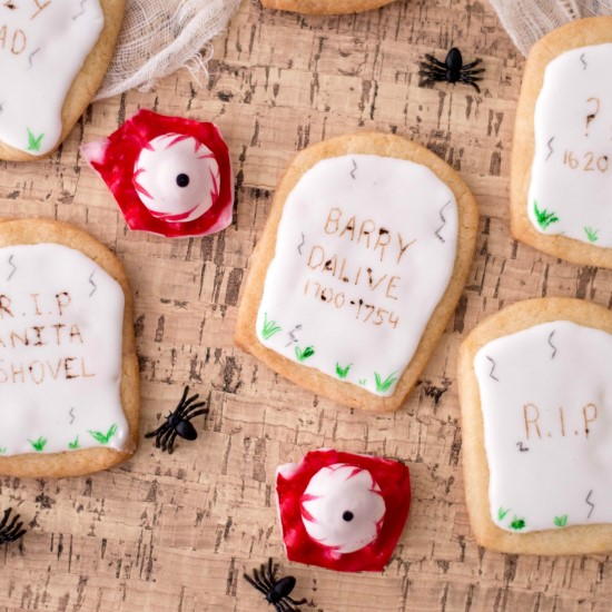 Halloween Tombstone Cookies Halloween Tombstone Cookies