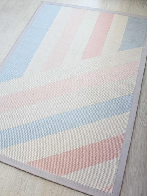 Recycled Painted Rug Recycled Painted Rug