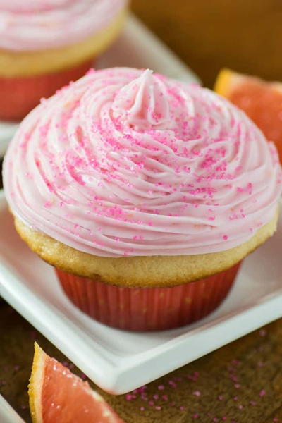 Grapefruit Cupcakes Grapefruit Cupcakes