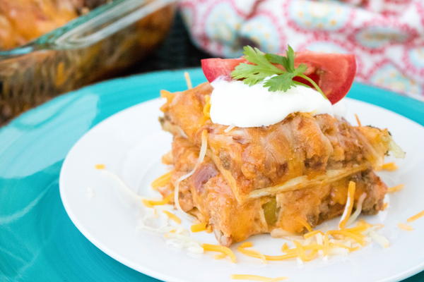 Beef Enchilada Casserole Beef Enchilada Casserole
