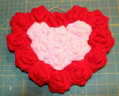 Rose Heart Door Hanger Rose Heart Door Hanger