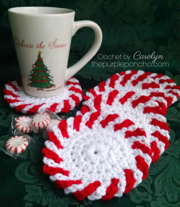 Peppermint Coasters Peppermint Coasters