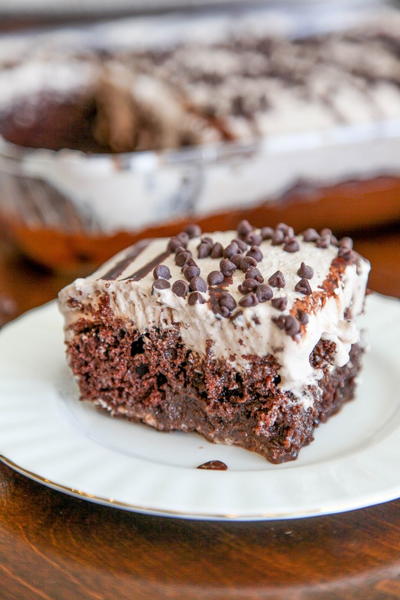 Chocolate Poke Cake Chocolate Poke Cake